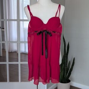 Vintage Delicates Lace Nightie Lingerie Size Small